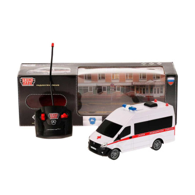 Машина на радиоуправлении Технопарк GAZELNEXT-21RCL-AMB-WH